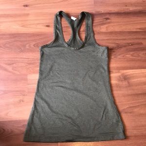Olive green diadora tank top